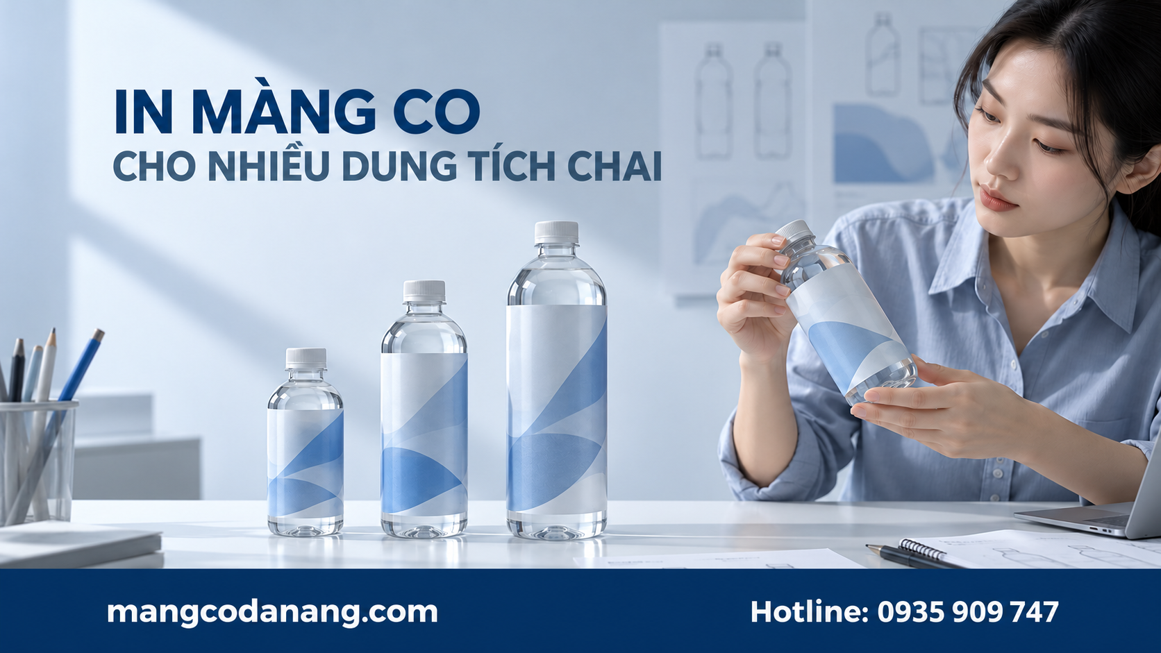 In màng co cho nhiều dung tích chai tại Đà Nẵng